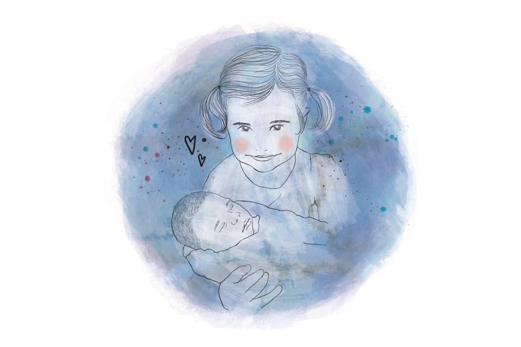 Family Baby Illustration: Sabrina Müller, sabrinamueller.com